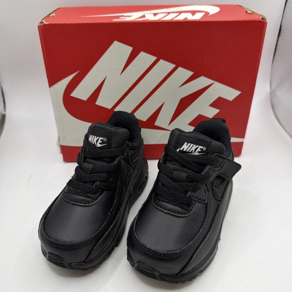 Nike Air Max 90 Easy On Toddler Size 6c Black Athletic‎ Walking Shoes